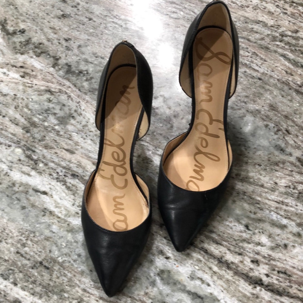 Sam Edelman Black Jaina D’orsay heels